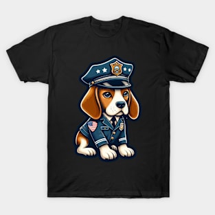 Beagle Police T-Shirt